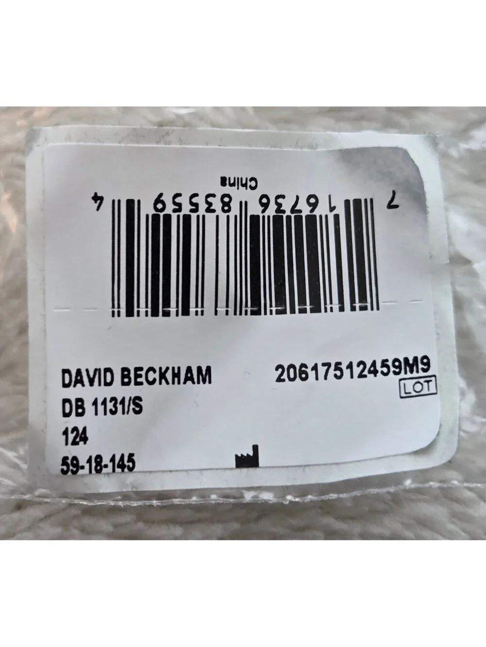 NEW DAVID BECKHAM DB1131S 124M9 POLARIZED Sunglasses, Mat Black/Gray, 59-18-14